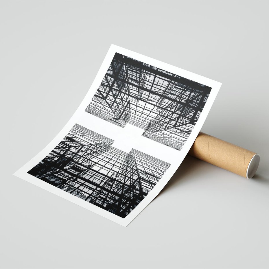 Plakat bez ramy 21x30 - Czar i Wielkość - wieżowce, architektura