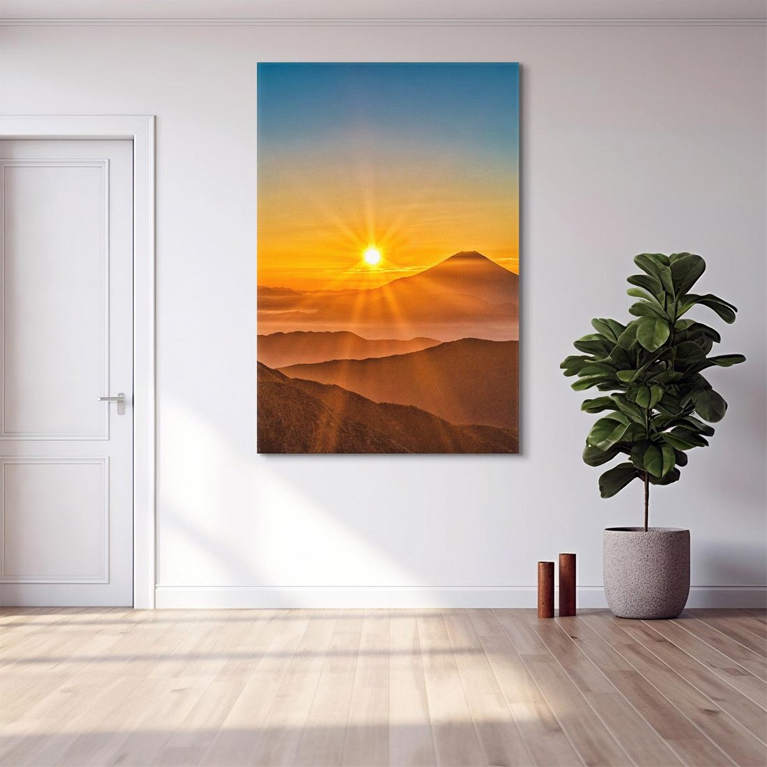 Obraz na płótnie 50x70 - Malownicze góry piękno krajobrazu - góry, krajobraz