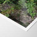 Plakat bez ramy 30x40 - Żywiołowa Zieleń - mur, liście