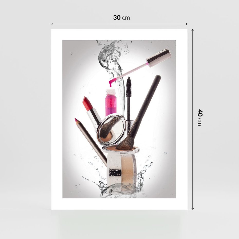 Plakat bez ramy 30x40 - Moda, makijaż i relaks - moda, makijaż