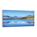 Obraz na płótnie 140x70 - Siła i Spokój Przyrody - góry, jezioro