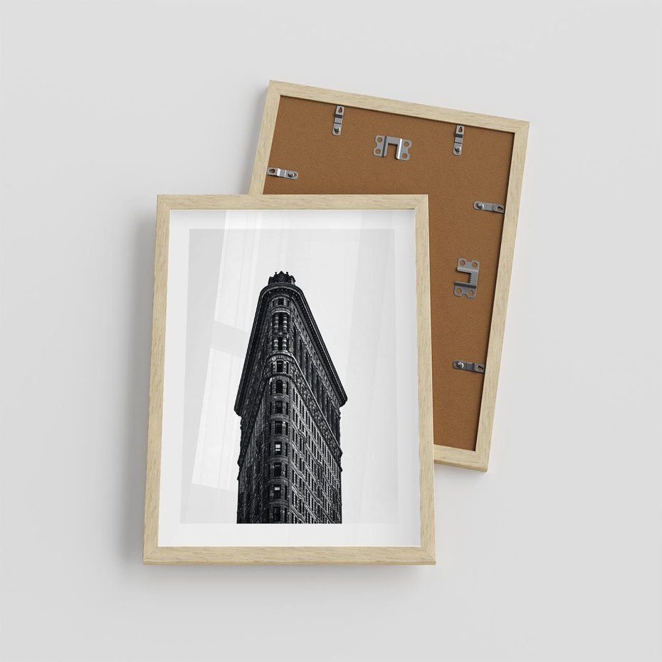 Plakat w ramie 30x40 - Majestatyczna Architektura - architektura, majestatyczny budynek - rama drewno