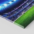 Obraz na płótnie 120x80 - Energia na stadionie - piłka, nożna