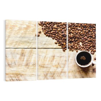 Obraz na płótnie 120x80 - Chwila przy filiżance kawy - kawa, filiżanka