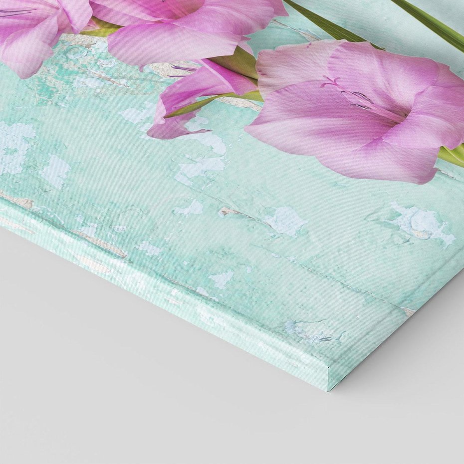 Obraz na płótnie 50x70 - Piękno w delikatności - kwiaty, różowe