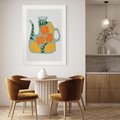 Plakat bez ramy 21x30 - Kolorystyczna Ekspresja - czajnik, abstrakcja