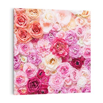 Obraz na płótnie 30x30 - Róże w pełnym rozkwicie - róże, kwiaty