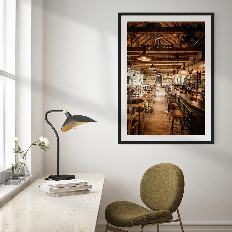 Plakat bez ramy 30x40 - Smak i styl - restauracja, architektura