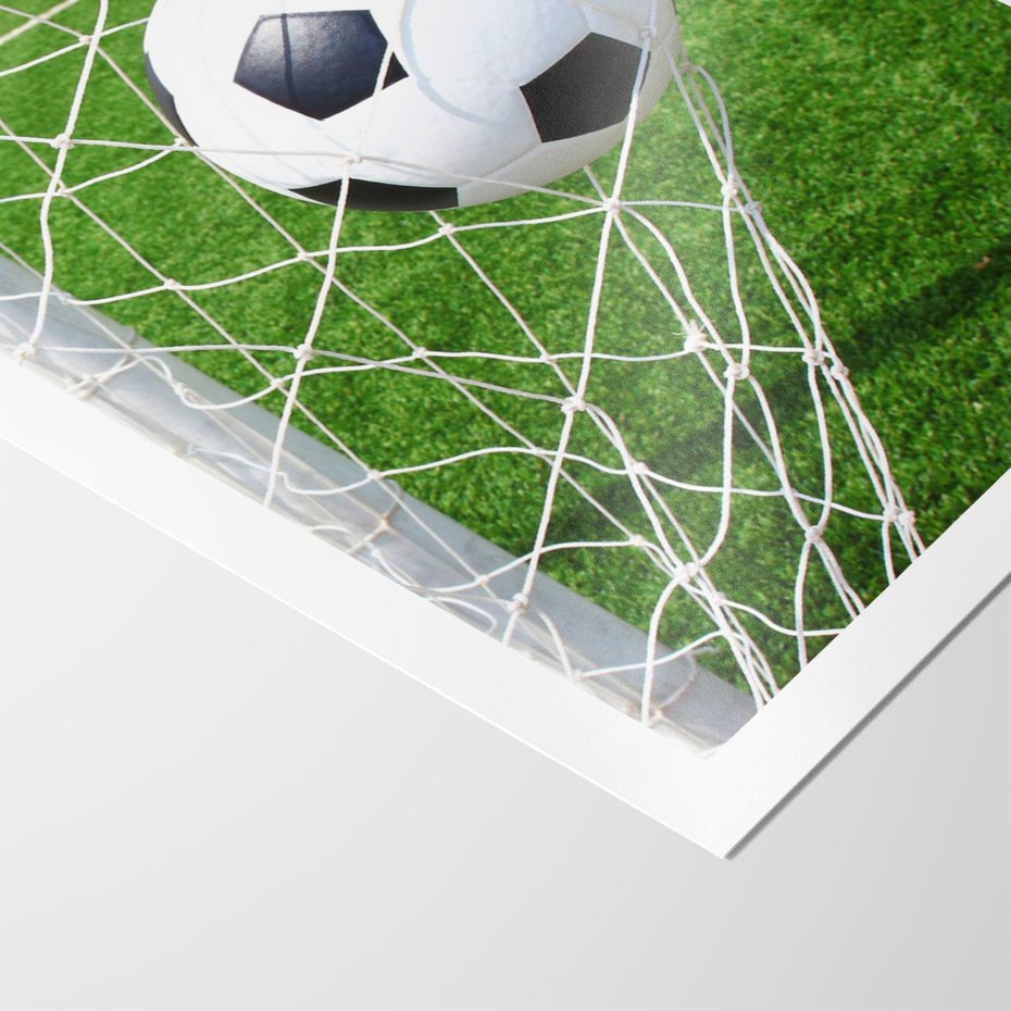 Plakat bez ramy 30x40 - Namiętność Piłki i Gola - piłka nożna, gol