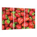 Obraz na płótnie 120x80 - Słodkie kuszenie - truskawki, owoce