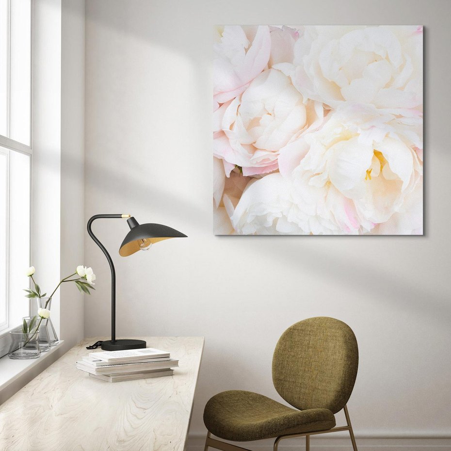 Obraz na płótnie 30x30 - natura w pełnym rozkwicie - kwiaty