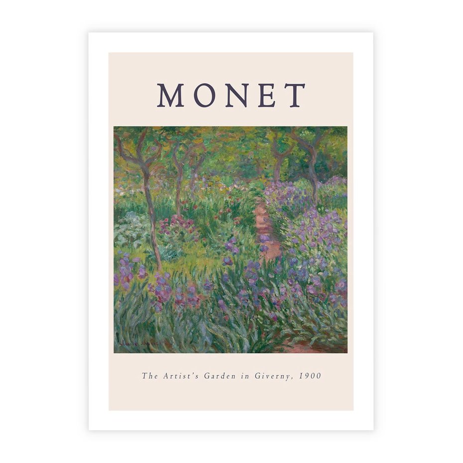 Plakat bez ramy 21x30 - Reprodukcja Moneta - Monet, reprodukcja