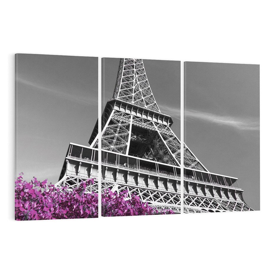 Obraz na płótnie 120x80 - Urok Eiffla w Paryżu - Eiffla, Paryż