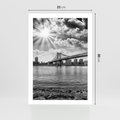 Plakat bez ramy 21x30 - Most w Mieście - most, miasto