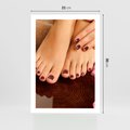 Plakat bez ramy 21x30 - Manicure i Pedicure - manicure, pedicure