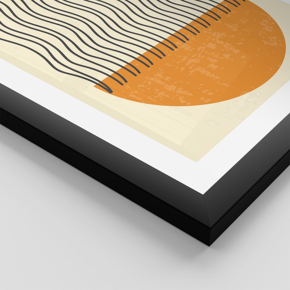 Zestaw obrazy w ramie 30x40 galeria - Graficzne, plakaty, nowoczesne - rama czarna