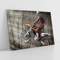 Obraz na płótnie 120x80 - Sportowy motocykl cross - motocykl, cross