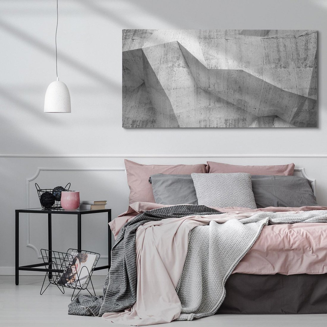 Obraz na płótnie 120x60 - Geometryczna harmonia sztuki - geometria, sztuka