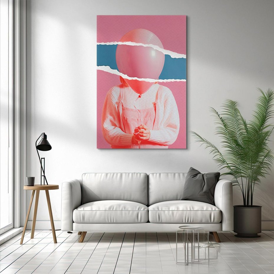 Obraz na płótnie 70x100 - Kolaż Wyobraźni - kolaż zdjęć, styl retro