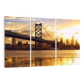 Obraz na płótnie 120x80 - Most Manhattan: Symbol Nowego Jorku - most, Nowy Jork