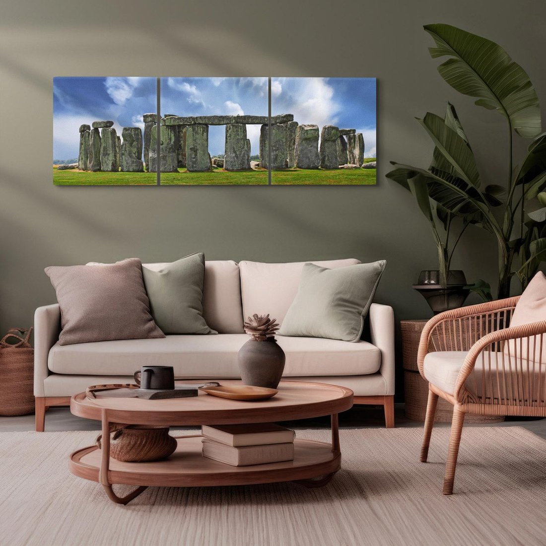 Obraz na płótnie 120x40 - Stonehenge: Tajemnica starożytności - Stonehenge, UK