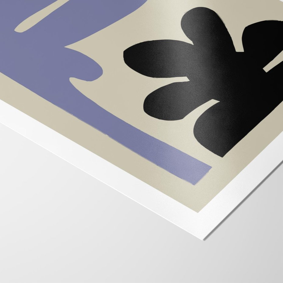 Plakat bez ramy 40x50 - Abstrakcyjne Interakcje Form - minimalizm, boho plakat