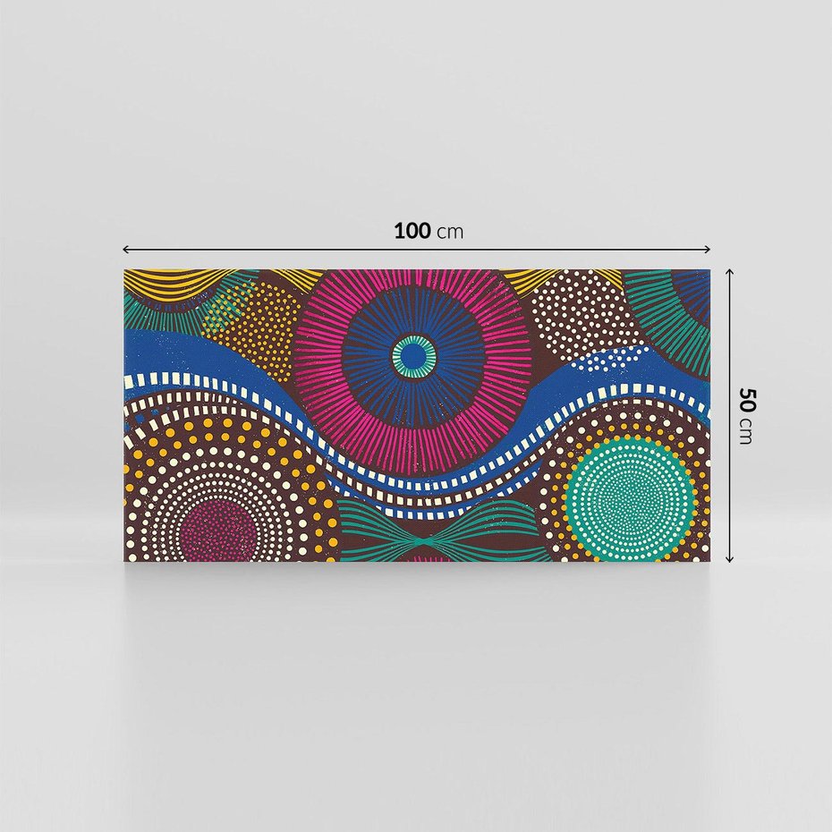 Obraz na płótnie 100x50 - Energia Wzorców - enticzne wzory, kształty