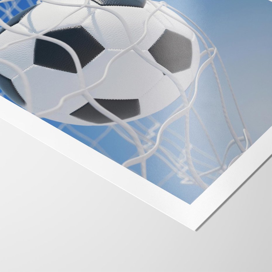 Plakat bez ramy 50x70 - Pasja na Plaży - piłka, siatka