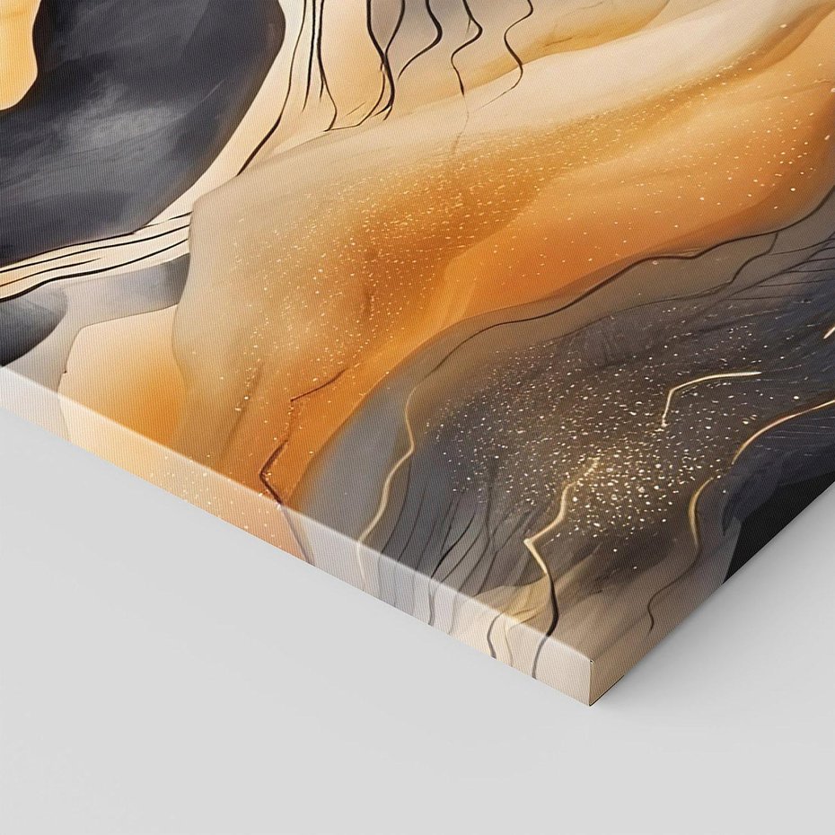 Obraz na płótnie 70x100 - Grafika Zachodu - nowoczesna grafika, odcienie pastelowe