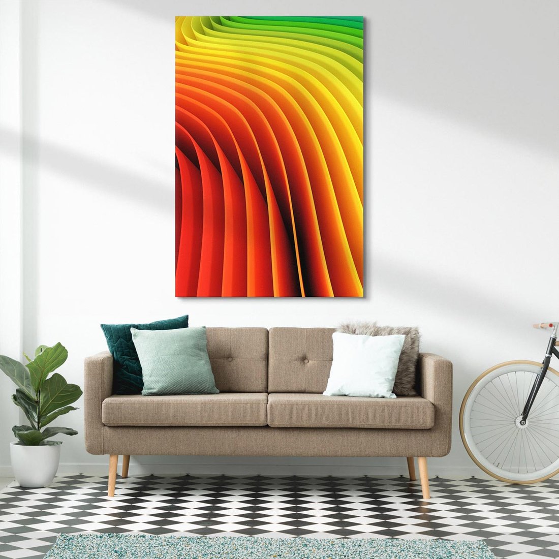 Obraz na płótnie 70x100 - Wyrażenie bez granic - abstrakcja