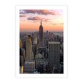 Plakat bez ramy 21x30 - Nowojorskie Wieżowce - Nowy York, wieżowce