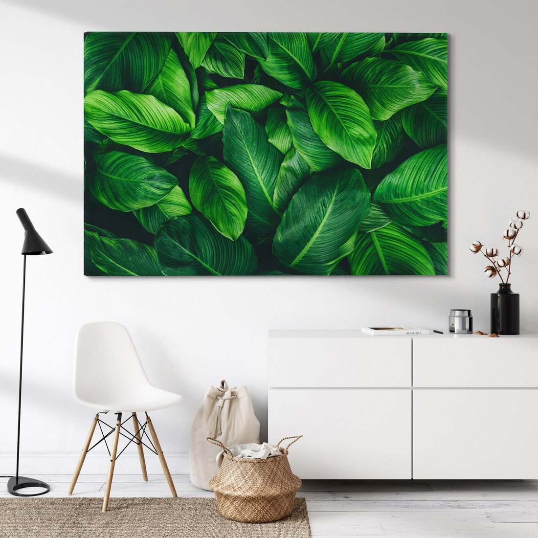 Obraz na płótnie 70x50 - Palma Liście Kwiat - palma, liście