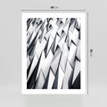 Plakat bez ramy 40x50 - Geometryczna Nowoczesność - nowoczesna architektura, gemetryszne formy