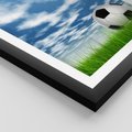 Plakat w ramie 40x50 - Piłkarska Pasja - piłka, nożna - rama czarna