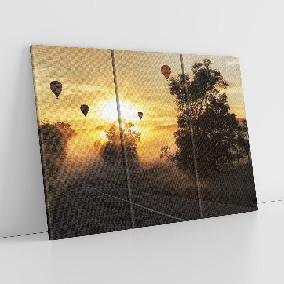 Obraz na płótnie 120x80 - Krajobraz drogowy - krajobraz, droga