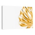 Obraz na płótnie 100x70 - Przyjemność dla Oczu - złote, liście