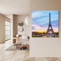 Obraz na płótnie 30x30 - Francja: romantyczny Paryż - Francja, Paryż