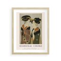 Plakat w ramie 40x50 - Reprodukcja Japońskiej Grafiki - eishosai choki, reprodukcja grafiki - rama drewno