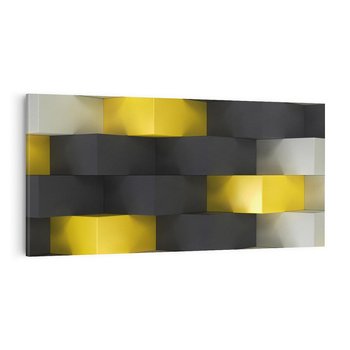 Obraz na płótnie 120x60 - Gry kolorów - abstrakcja, 3d