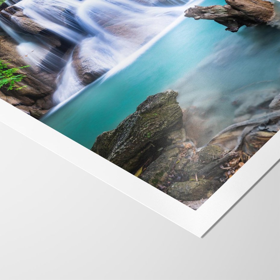 Plakat bez ramy 40x50 - Abstrakcyjna nowoczesność - wodospad, woda