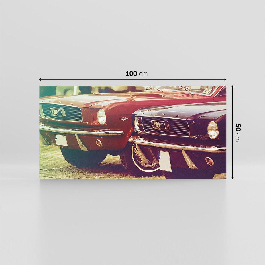 Obraz na płótnie 100x50 - Mustang - Muscle Car Retro - mustang, muscle car