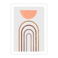 Plakat bez ramy 30x40 - Geometryczny Blask Złota - grafika, złoto