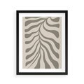 Plakat w ramie 40x50 - Zaklęte Kształty - nowoczesna sztuka, plakat modern - rama czarna