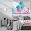 Obraz na płótnie 120x80 - Abstrakcyjne Pastelowe Piękno - abstrakcja, pastelowe