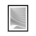 Plakat w ramie 30x40 - Geometryczna Harmonia - geometryczne, kształty - rama czarna