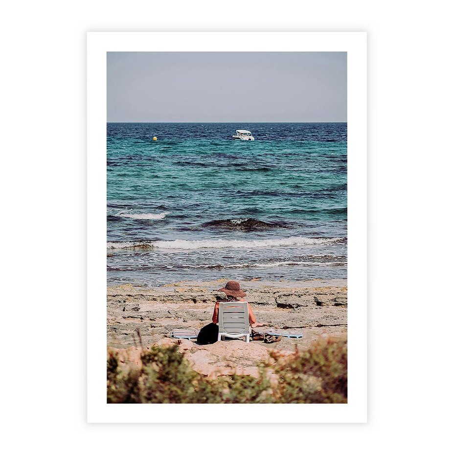 Plakat bez ramy 30x40 - Relaks na Plaży - wakacje, plaża