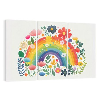 Obraz na płótnie 120x80 - Kolorowe Marzenia - obraz do pokoju dziecka, dziewczynki