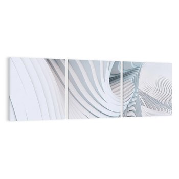 Obraz na płótnie 150x50 - Abstrakcyjne Przestrzenie - geometria, 3D
