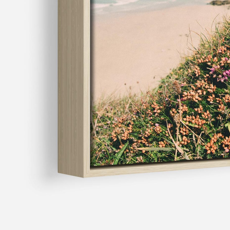 Obraz w ramie 50x50 - Perspektywa Klifu - fotografia, ocean - rama drewno