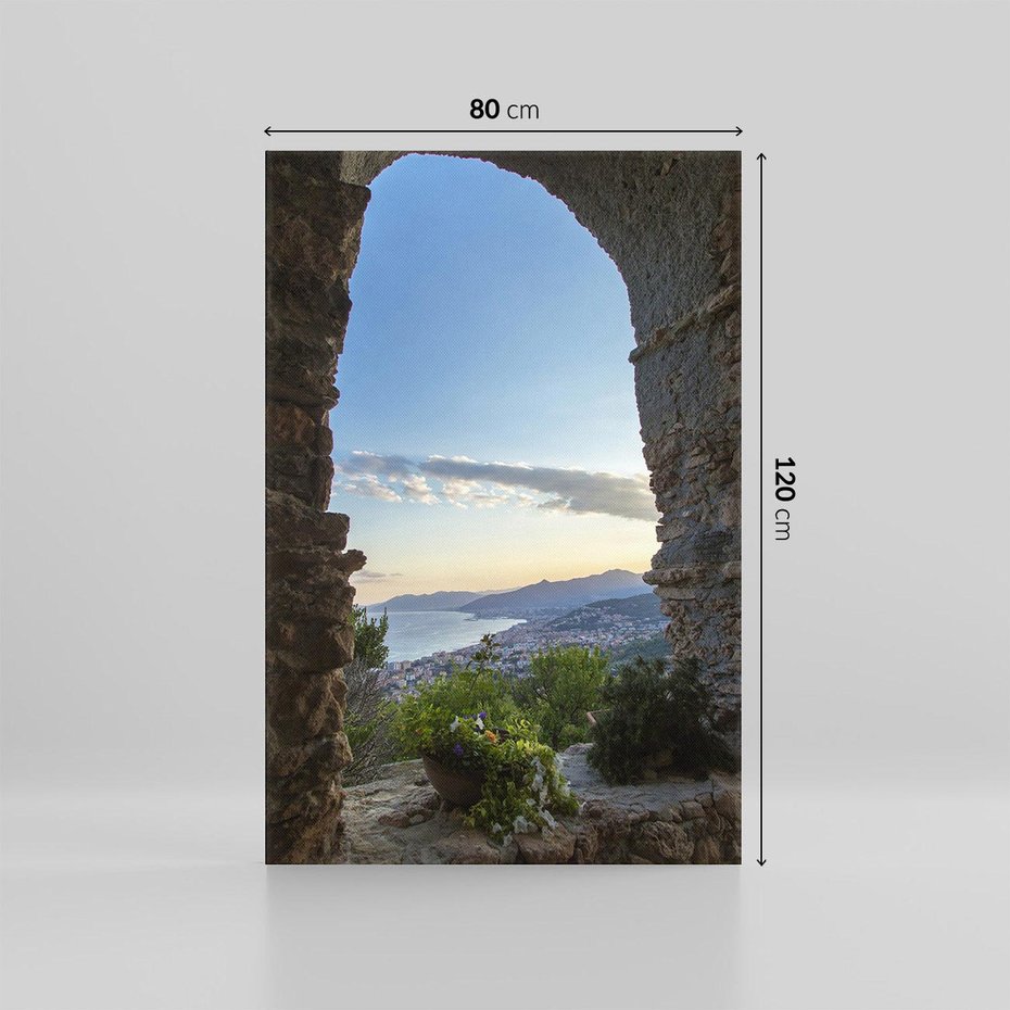 Obraz na płótnie 80x120 - Pejzaż w perspektywie - pejzaż, perspektywa